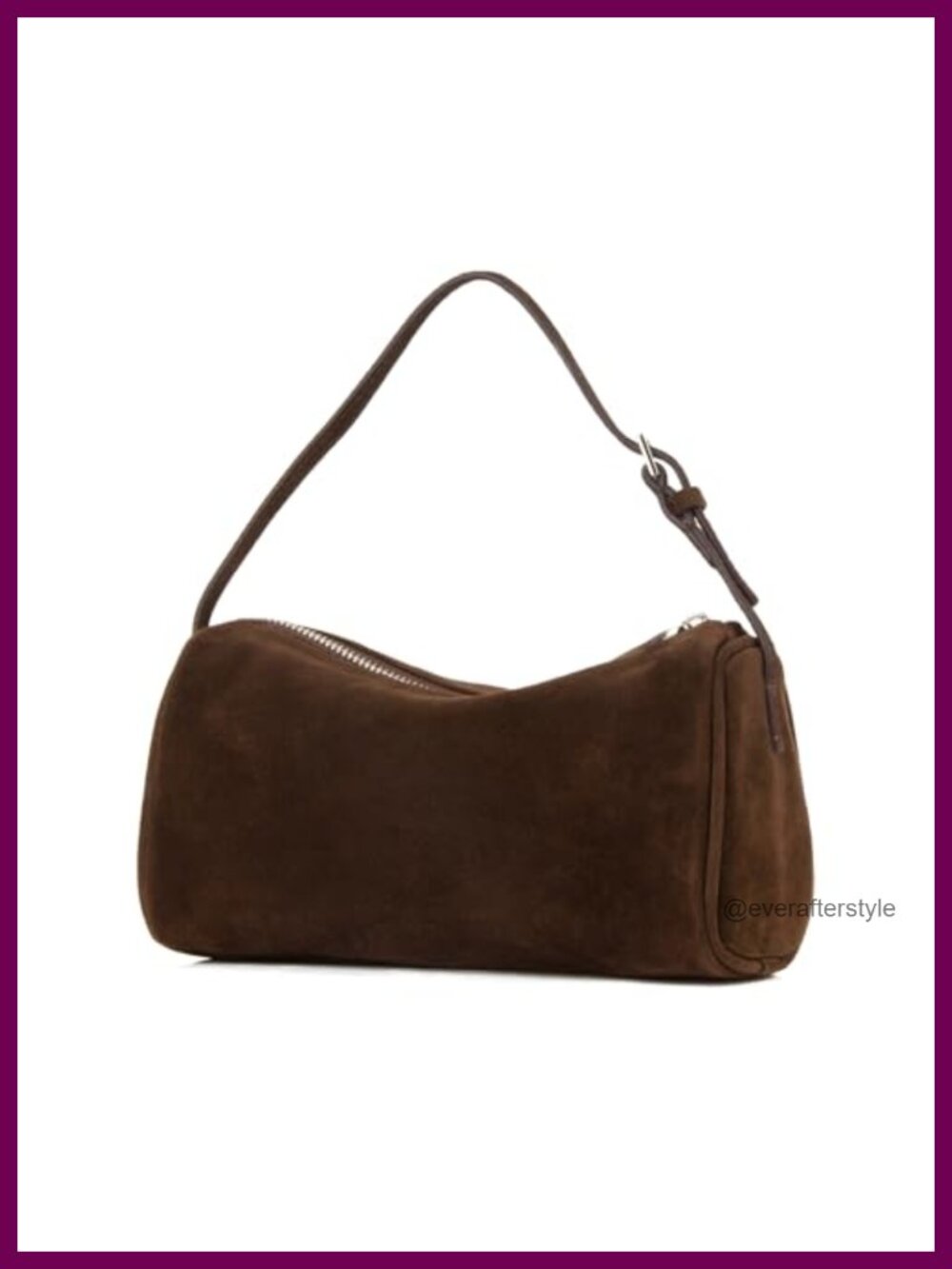 Premium Suede Leather Crossbody Hobo Bag Women Small Barrel Purse